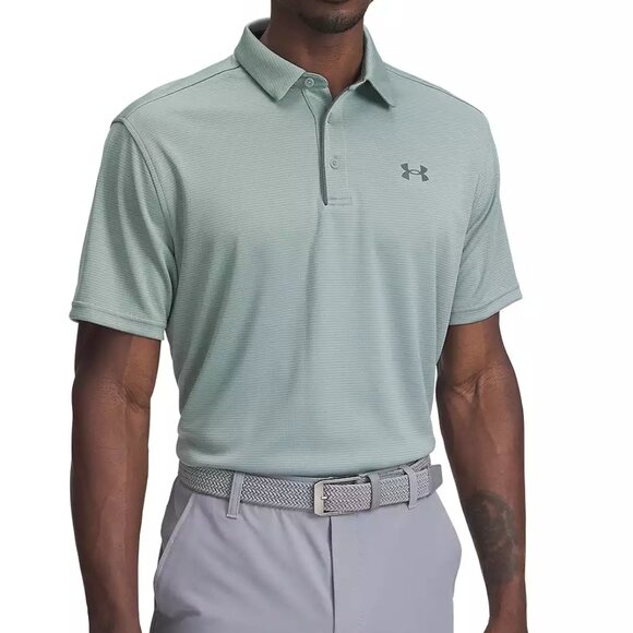 Under Armour Men's Golf Polo Silca Green Loose Fit Short Sleeve - XL - Picture 1 of 8